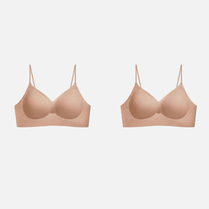 Wireless, Seamless Bra with Adjustable Straps