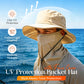 UV Protection Bucket Hat with Face Cover