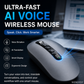 🖱️ LIMITED-TIME 50% OFF! 💥 AI Smart Voice Wireless Mouse – 1600 Words/Min, Translation Hub, Ergonomic ✨