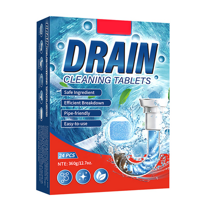 Powerful Fast-Acting Drain Cleaning Tablets