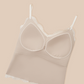 Lace thermal top with integrated bra