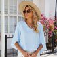 Women's Summer Short Sleeve V-Neck Top