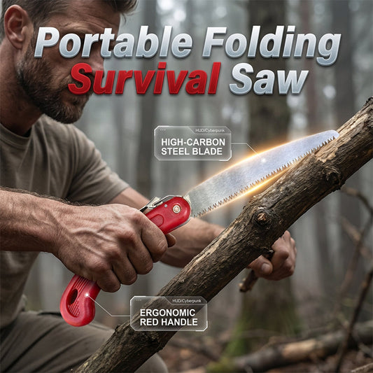 Compact Folding Saw with SK5 Steel Blade