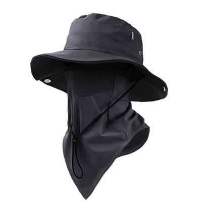 UV Protection Bucket Hat with Face Cover