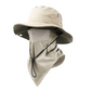 UV Protection Bucket Hat with Face Cover