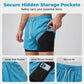 2-in-1 Quick-Dry Running Shorts for Men & Women