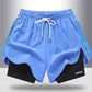 2-in-1 Quick-Dry Running Shorts for Men & Women