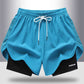 2-in-1 Quick-Dry Running Shorts for Men & Women