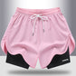 2-in-1 Quick-Dry Running Shorts for Men & Women
