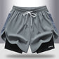 2-in-1 Quick-Dry Running Shorts for Men & Women