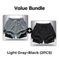 2-in-1 Quick-Dry Running Shorts for Men & Women