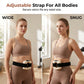 ☀️Summer Hot Sale🎁Portable 2-in-1 Fascia Ring Massager|Smart LED Touch 99 Vibration Levels, Portable Deep Tissue Muscle Relief for Waist, Abdomen, Arms & Legs