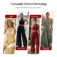 Elegant Lace Top & Split Wide-Leg Pants Set