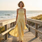 Elegant Lace Top & Split Wide-Leg Pants Set