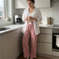 Woman's Ice Silk High Waist Slimming Pants