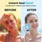 Rechargeable Handheld Mini Ice Compress Cooling Fan