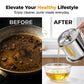 Stainless Steel Oil Strainer Pot with Lid