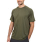 Men's Crew Neck T-Shirt with Raglan Short Sleeves