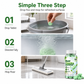 Multi Purpose Floor Cleaning Effervescent Tablets Green Round Household Cleaning Tablets 60 Pieces