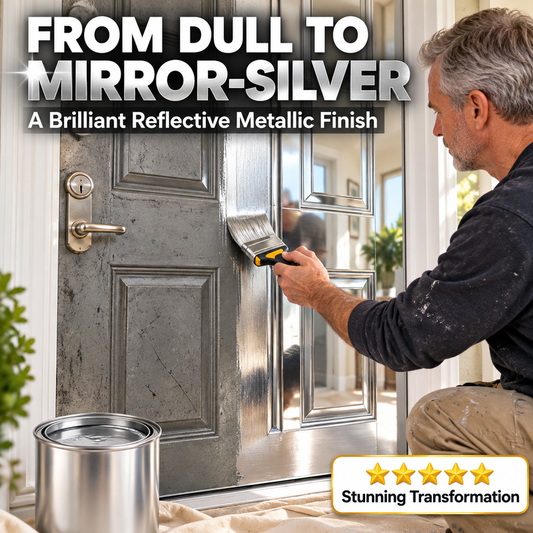 Water Based Metallic Silver Outdoor Anti Rust for Metal Renovation 100g